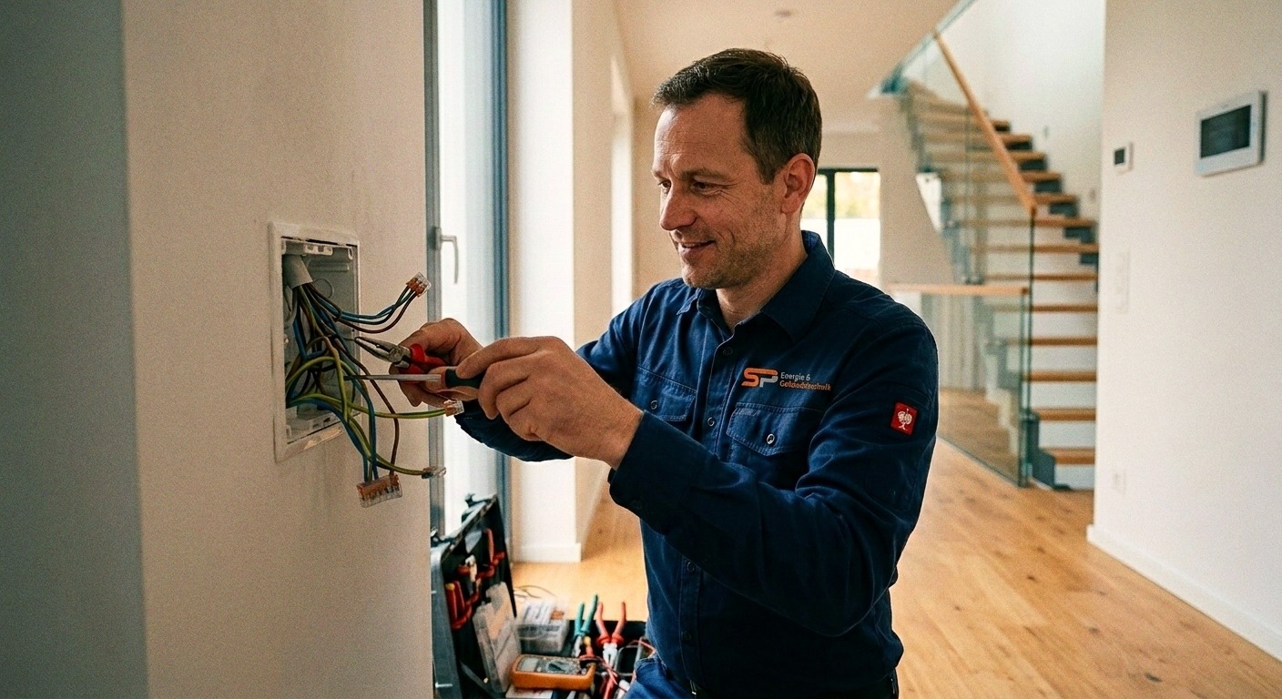 SP Energie & Gebäudetechnik | 24H Notdienst Elektriker Düsseldorf | Elektroinstallation NRW | Netzwerktechniker – Elektrikerfachbetrieb